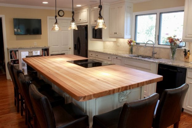 Hickory End Grain San Diego - The Countertop Company